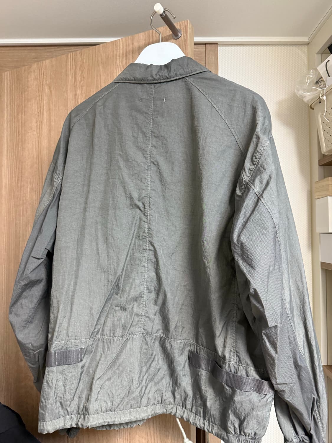 폴리테루 나일론 코치자켓 세이지그린 4 상품이미지2