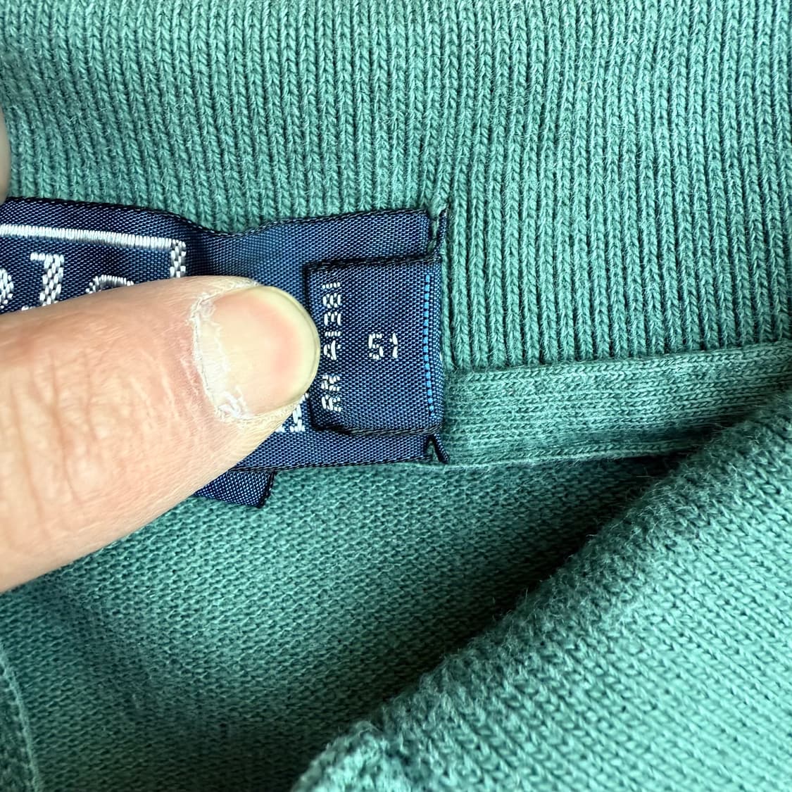 폴로 긴팔 카라티 민트컬러 상품이미지5