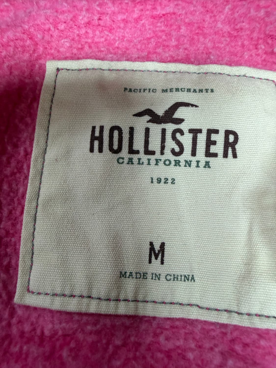 홀리스터 핑크 후드집업 m 상품이미지3