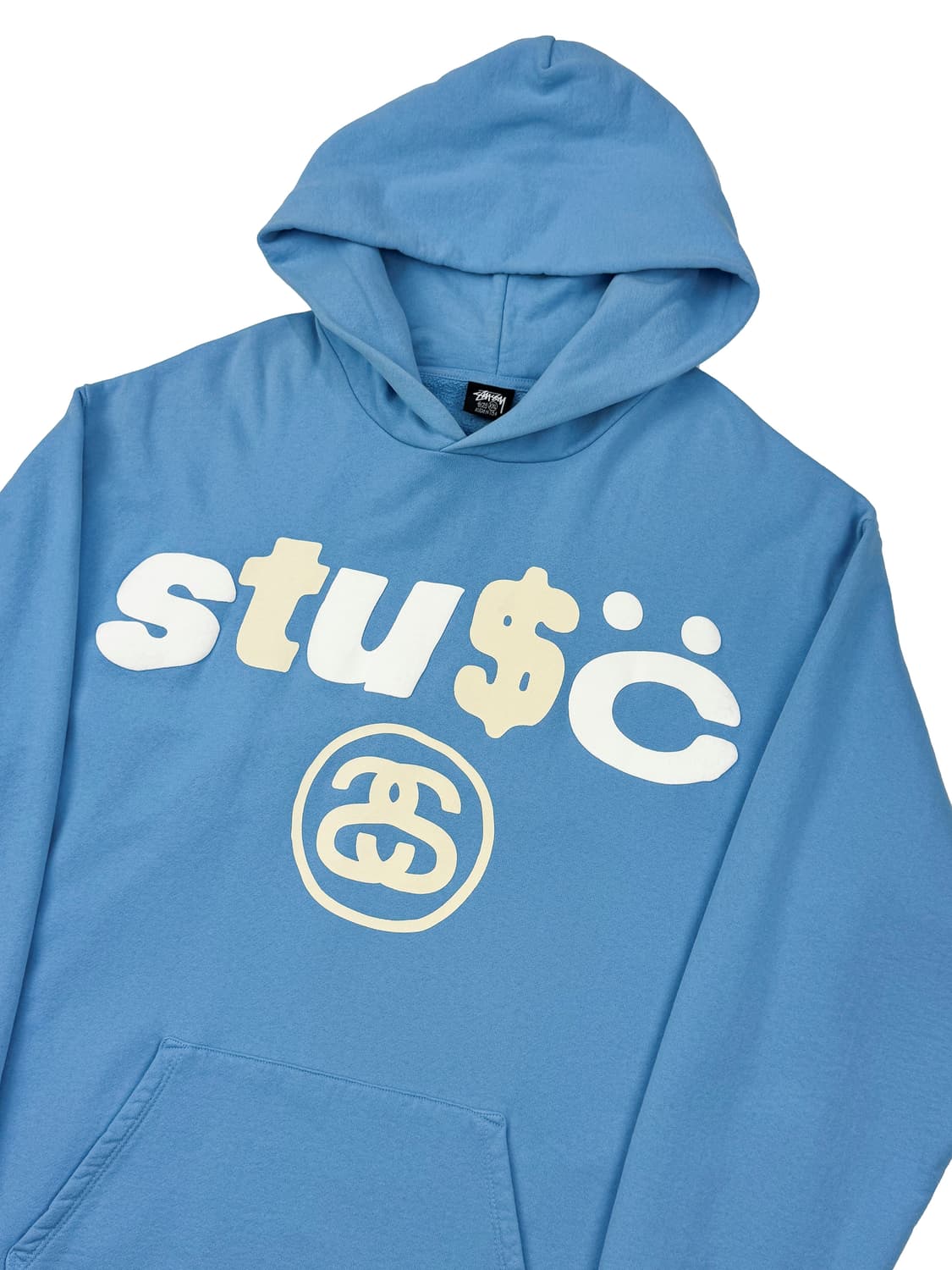 스투시 x CPFM 8볼 피그먼트 다이드 후드 블루 상품이미지2