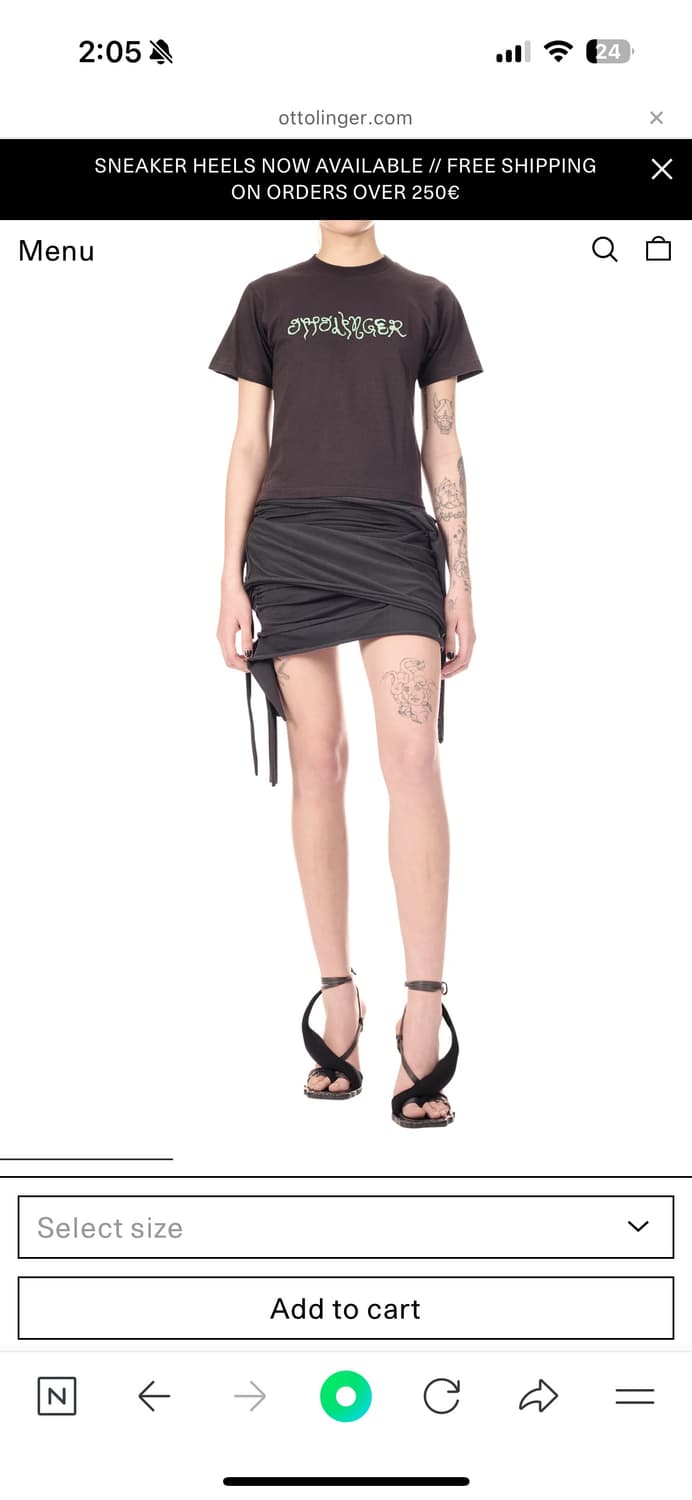 오토링거 puff short T 상품이미지5
