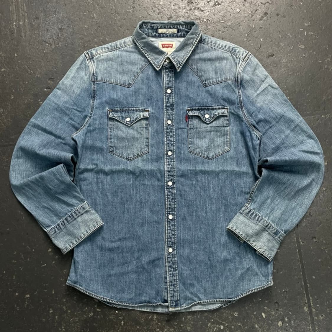 95 리바이스 웨스턴 데님 셔츠  상품이미지1