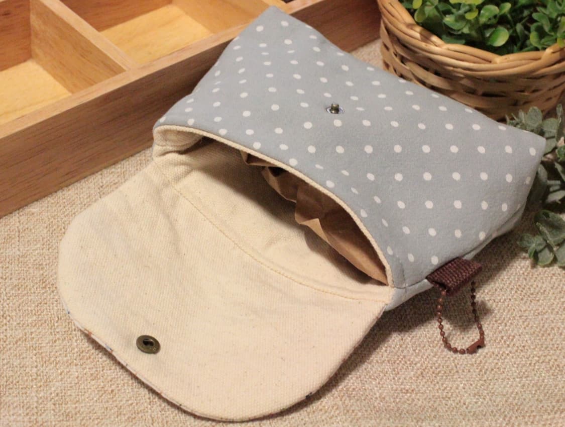 핸드메이드 블루 파우치 상품이미지8