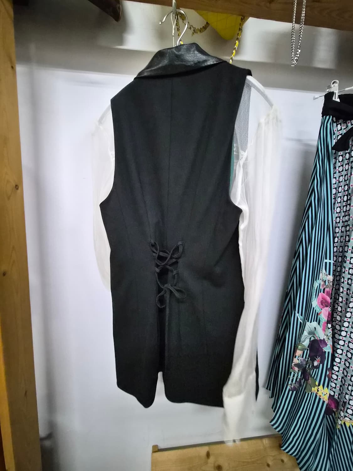 ANNARITA N 이탈리아 디자이너 롱 베스트 (40) 상품이미지6