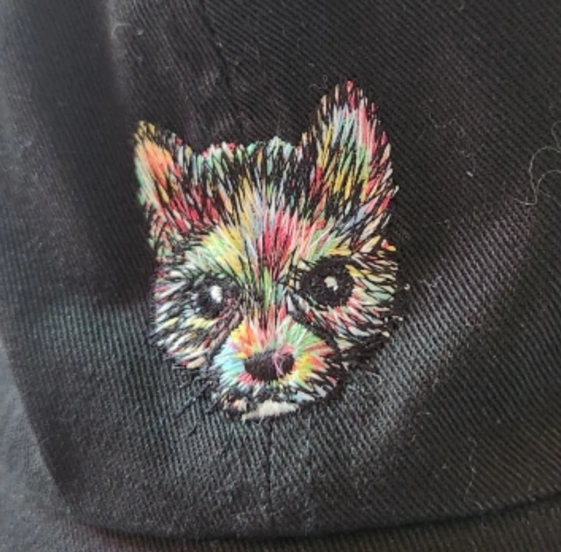 강아지 자수 볼캡 상품이미지3
