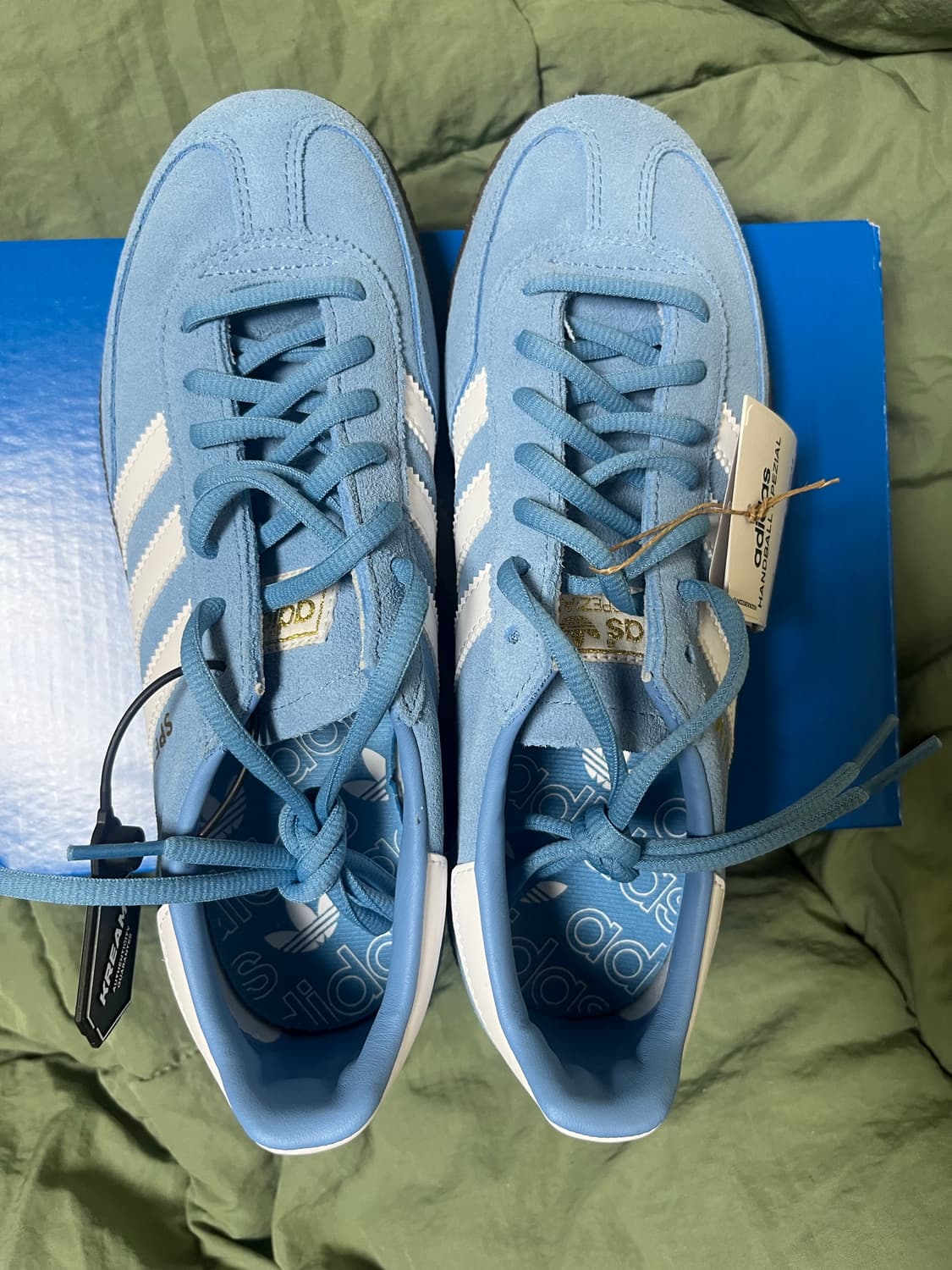 아디다스 스페지알 핸드볼 라이트블루 250 새상품 상품이미지3