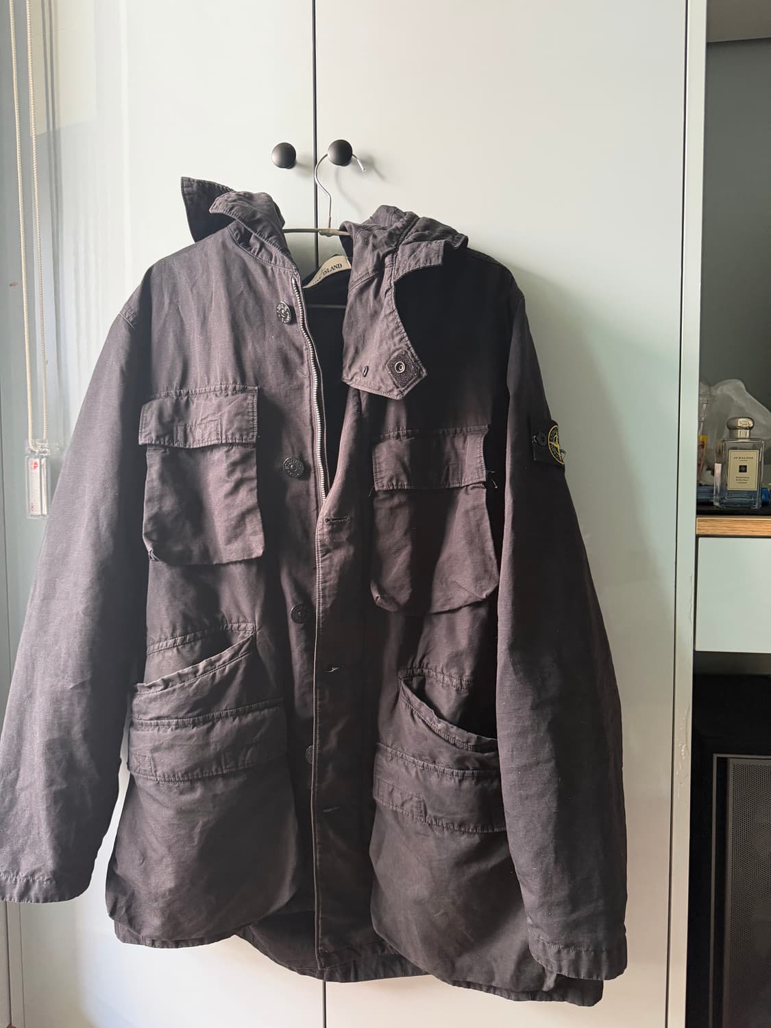 스톤아일랜드 텔라 코토네 리노 피암마토 TC 가먼트 다이드 필드 자켓 상품이미지4