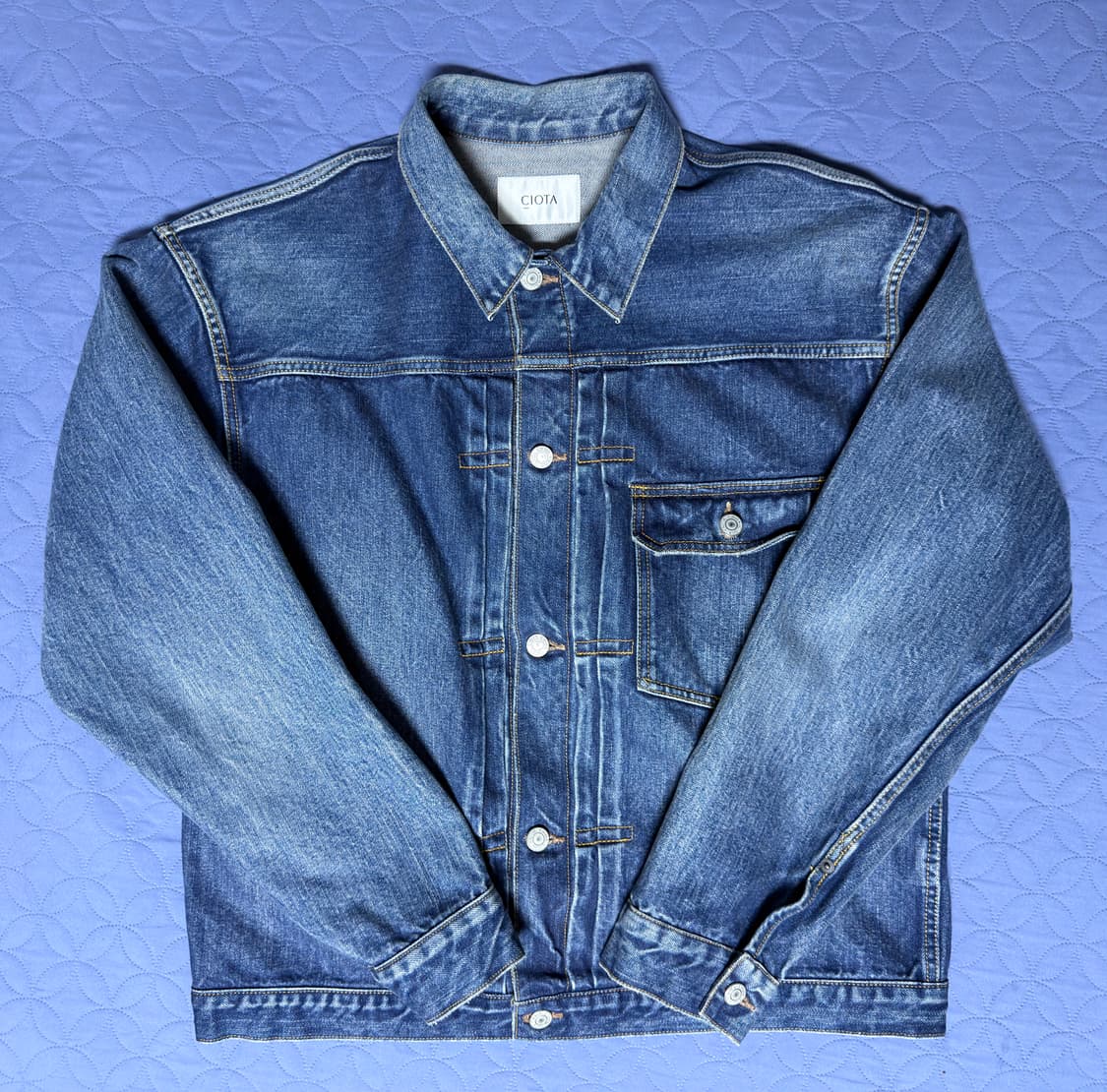 시오타 1세대 데님자켓 워싱버전 상품이미지3