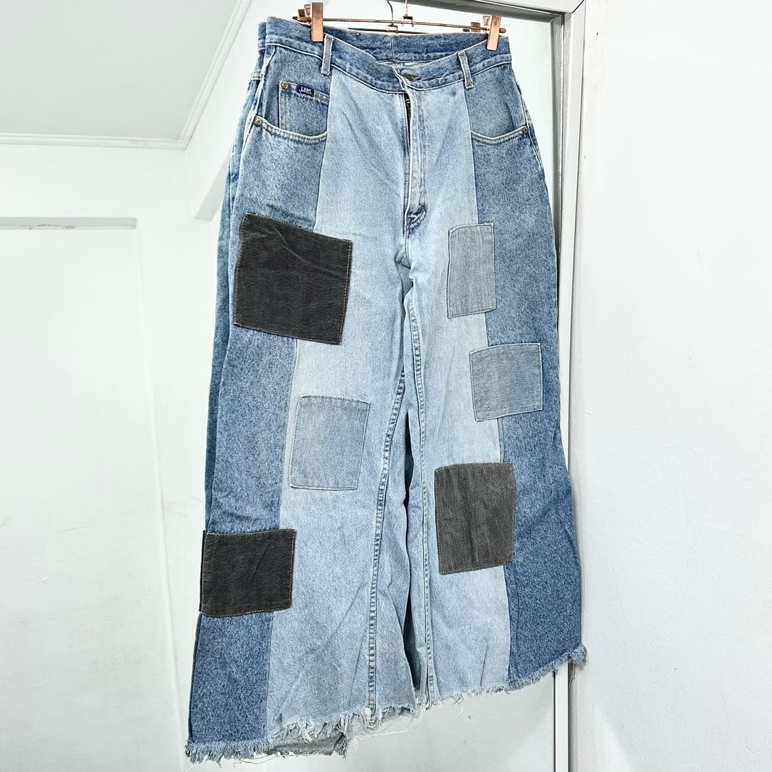 Lee 리메이크 패치워크 부츠컷 데님 팬츠 상품이미지4