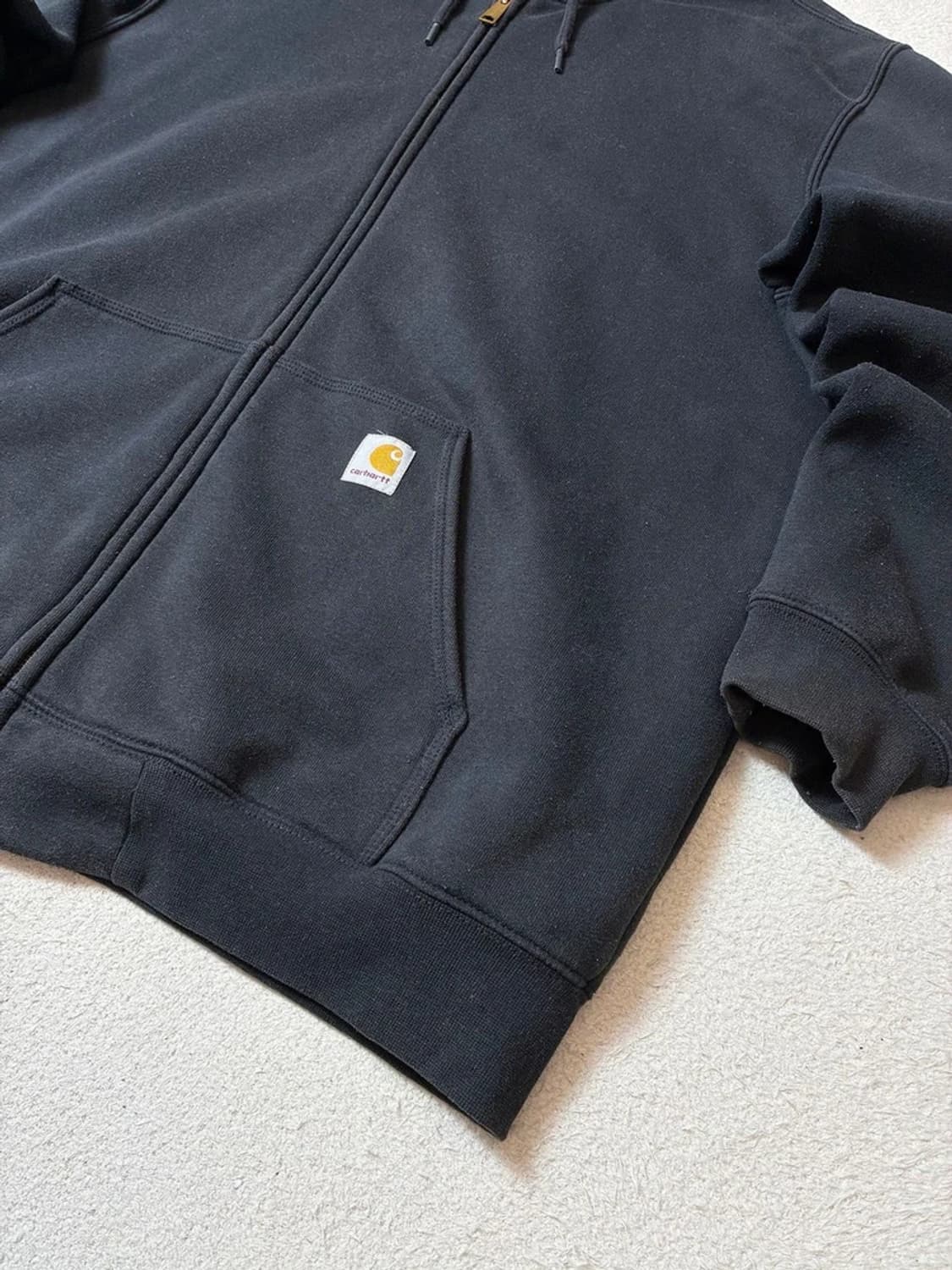 칼하트 오리지널 핏 헤비코튼 후드 집업 PN7192 상품이미지3