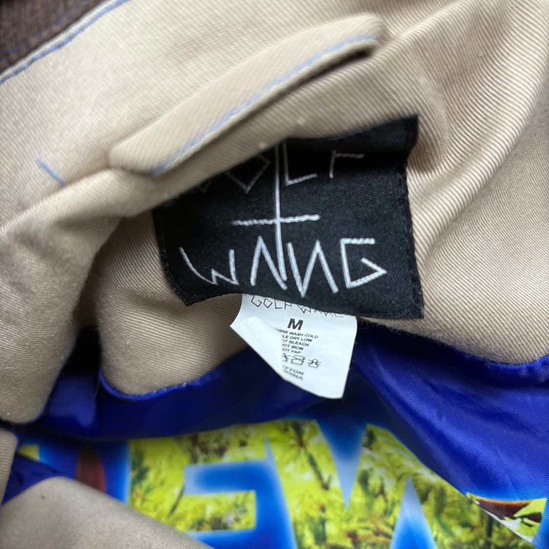 골프왕 베이지컬러 그랜파 블루종 자켓 상품이미지4