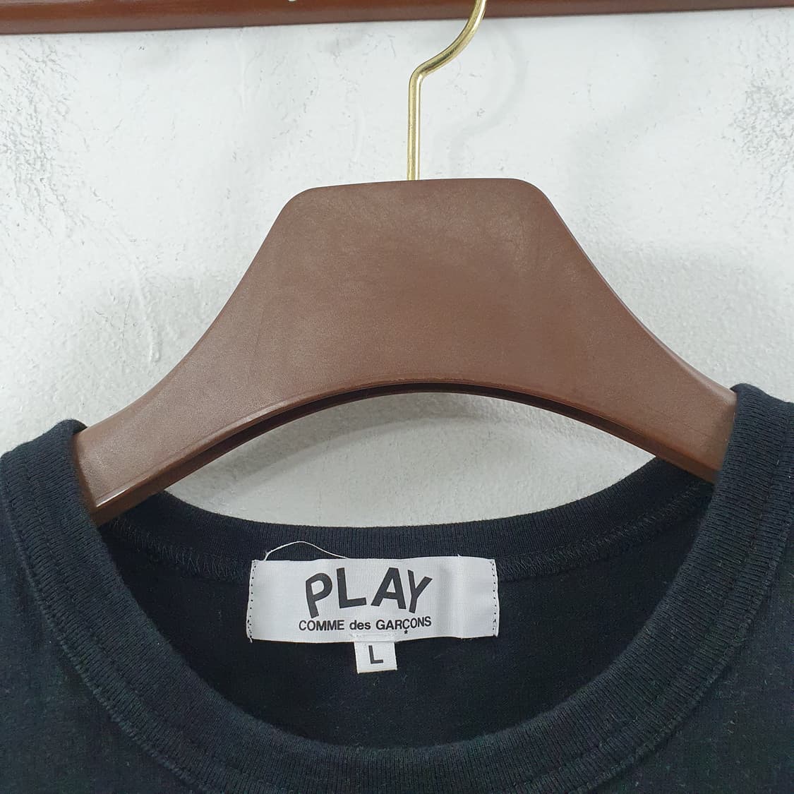 L(추S-M) 꼼데가르송 여성 레드와펜 데일리 면 반팔티셔츠 상품이미지3