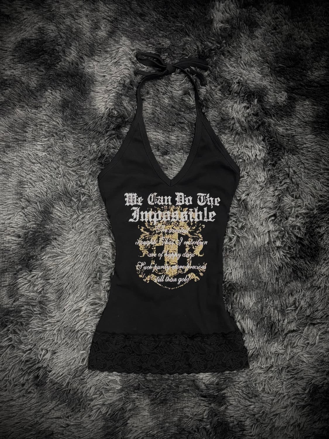 실버 & 골드 글리터 홀터넥 슬리브리스 상품이미지1