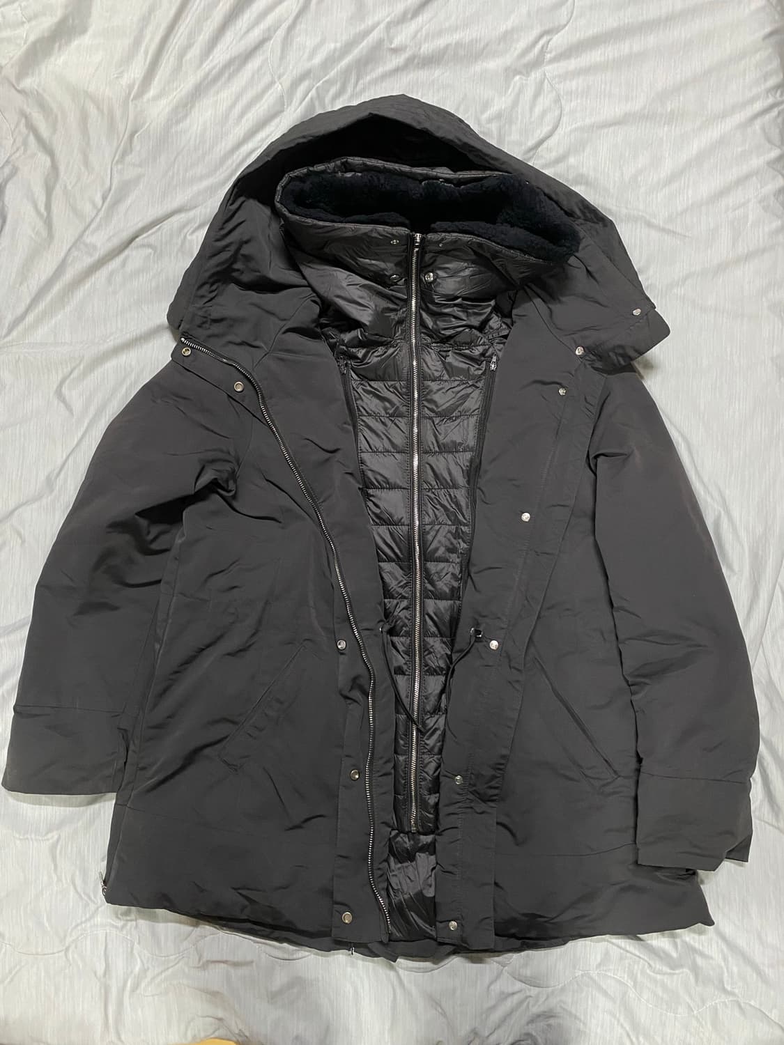 마시모두띠 여성 후드 패딩 점퍼 자켓 55-66 상품이미지2