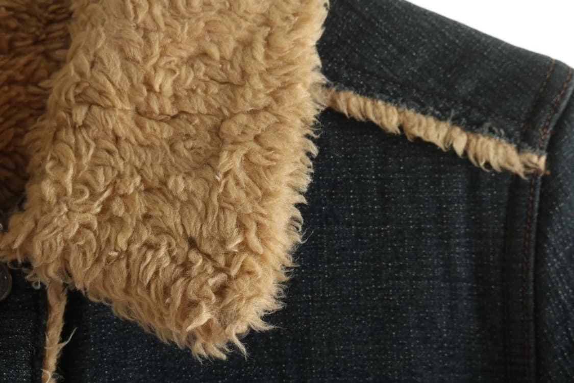 퍼 데님자켓 청자켓 퍼자켓 y2k 와투케 펑크 punk 갸루 상품이미지7