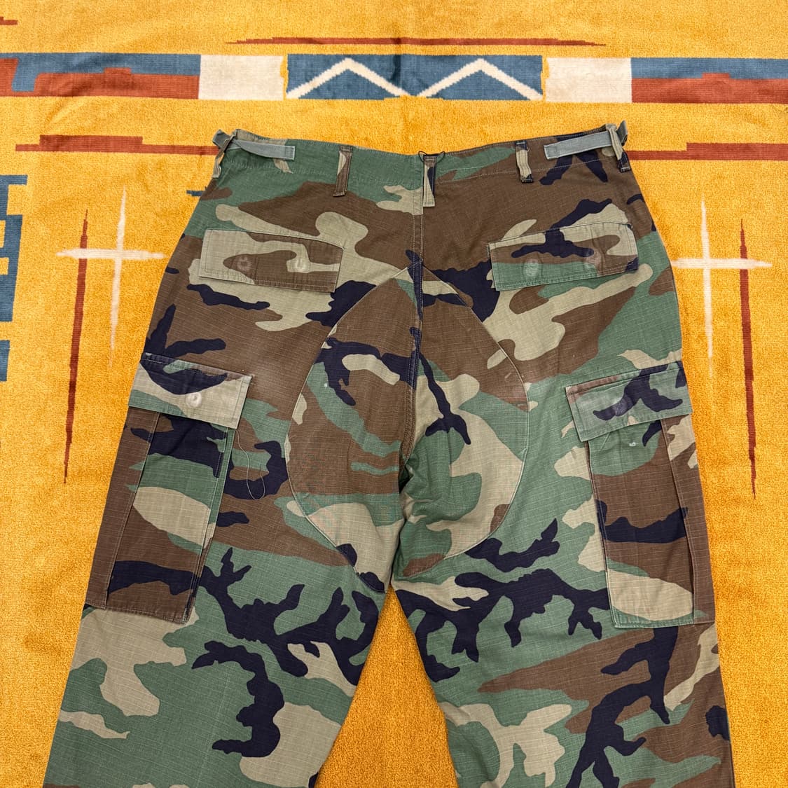 M/L 90s 우드랜드 카모 패턴 오리지널 미군 카고 팬츠 N 상품이미지6