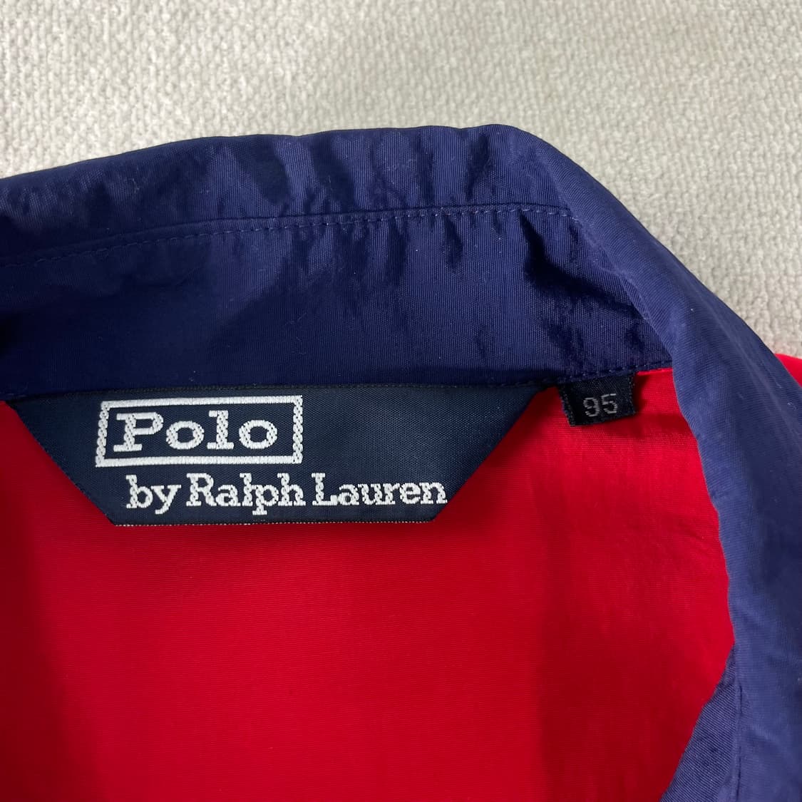 105 폴로랄프로렌 90s 나일론 바라쿠타 블루종 자켓 상품이미지4