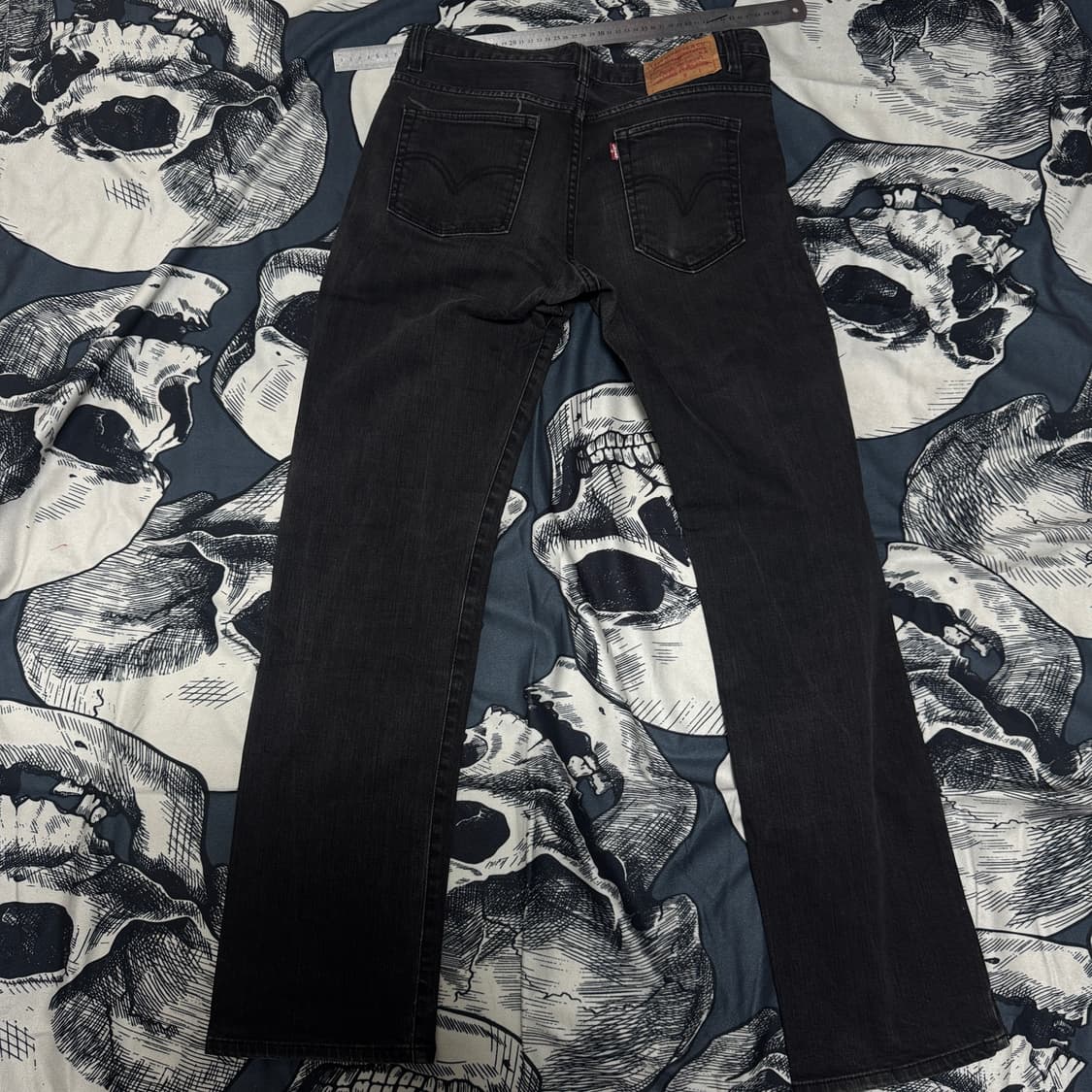 00s 리바이스 멕시코 생산 블랙 스트레이트 W  32 L34 상품이미지1