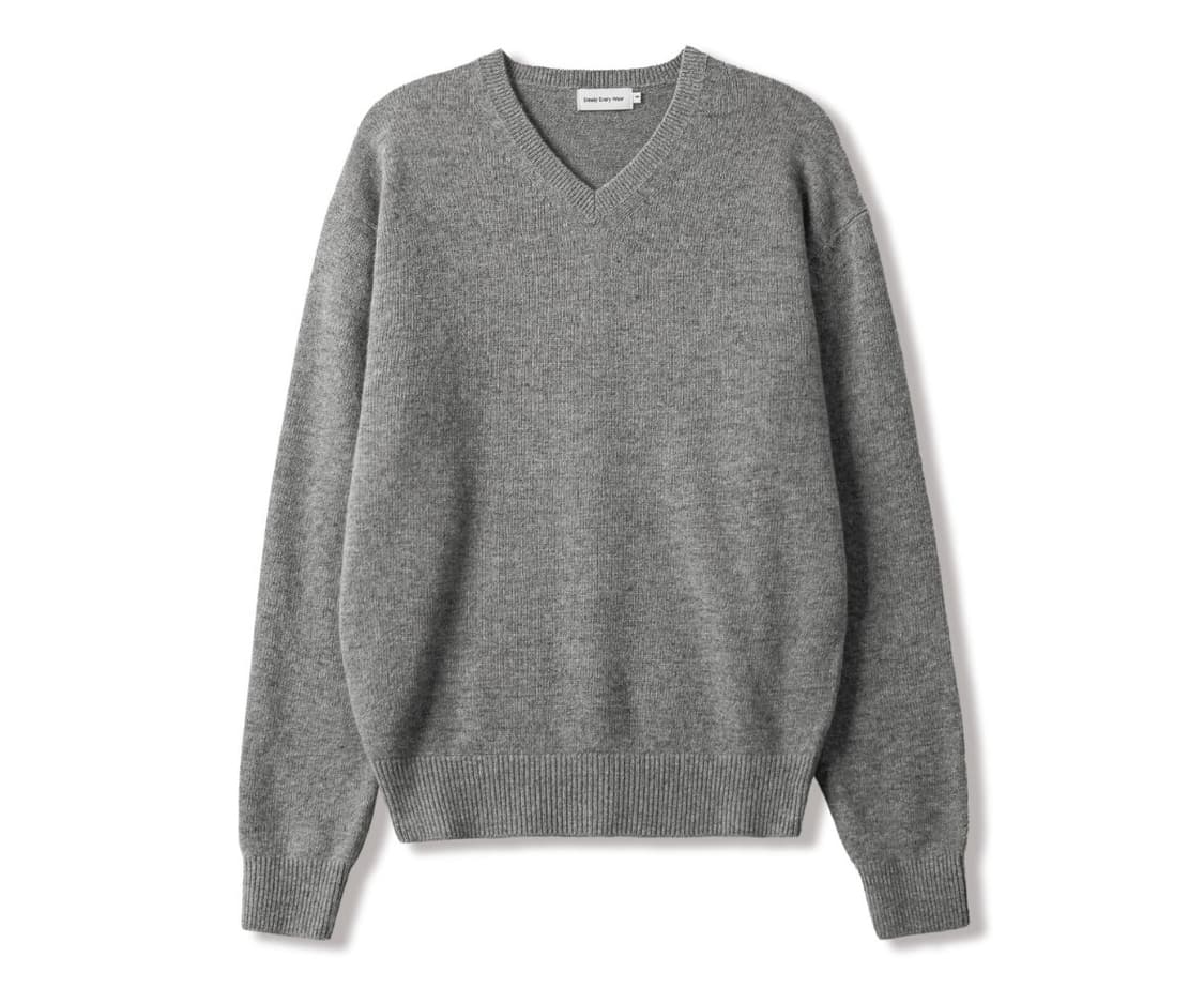 스테디에브리웨어 SEW 코지 울 캐시미어 브이넥 니트 스웨터 2 상품이미지1