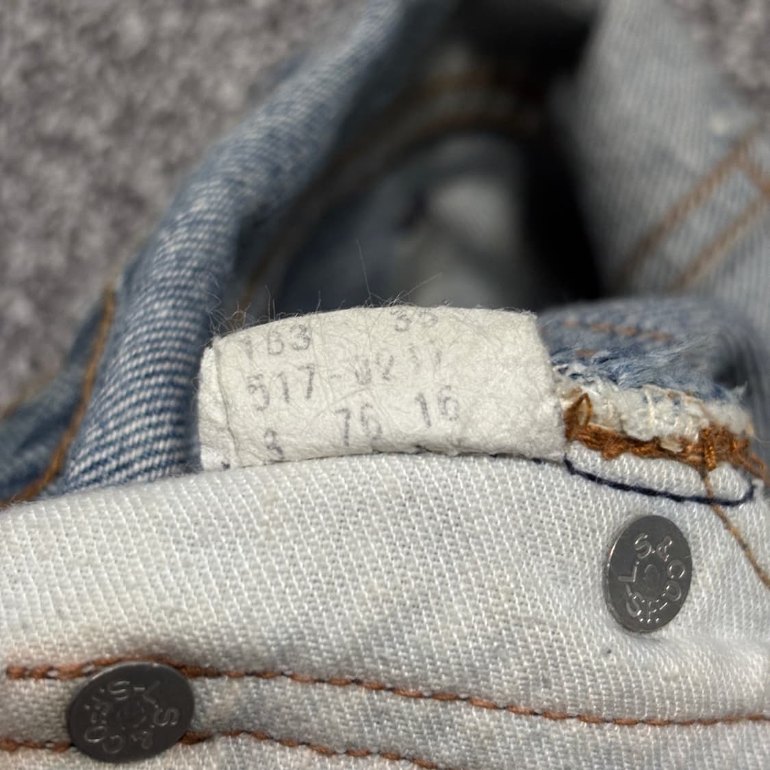 70s 빈티지 리바이스 517 66 전기 허리41.5cm 상품이미지10