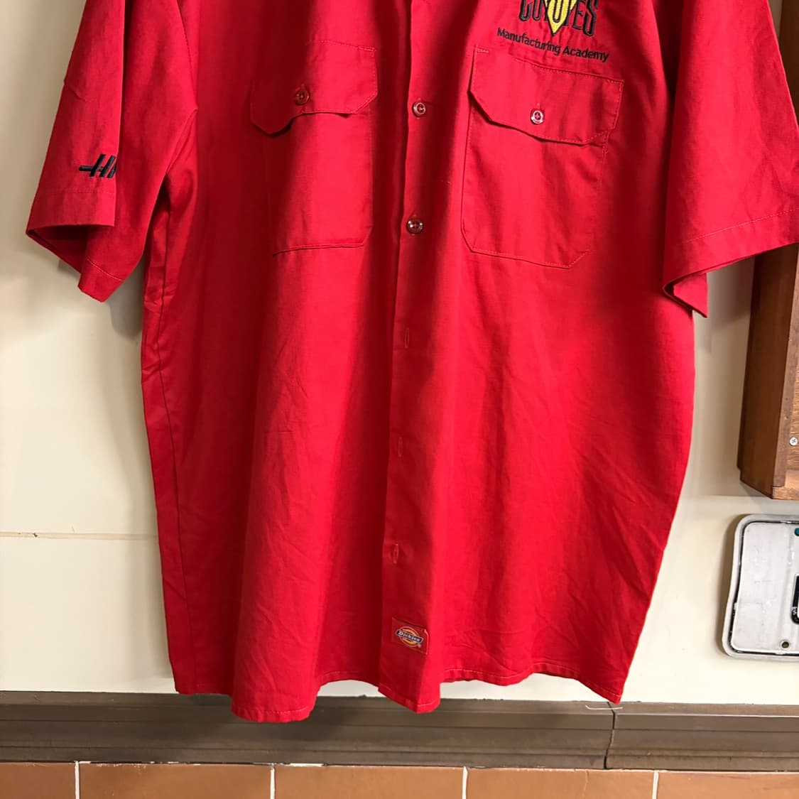 Dickies Red Work Shirt XL 사이즈 260616-5 상품이미지3
