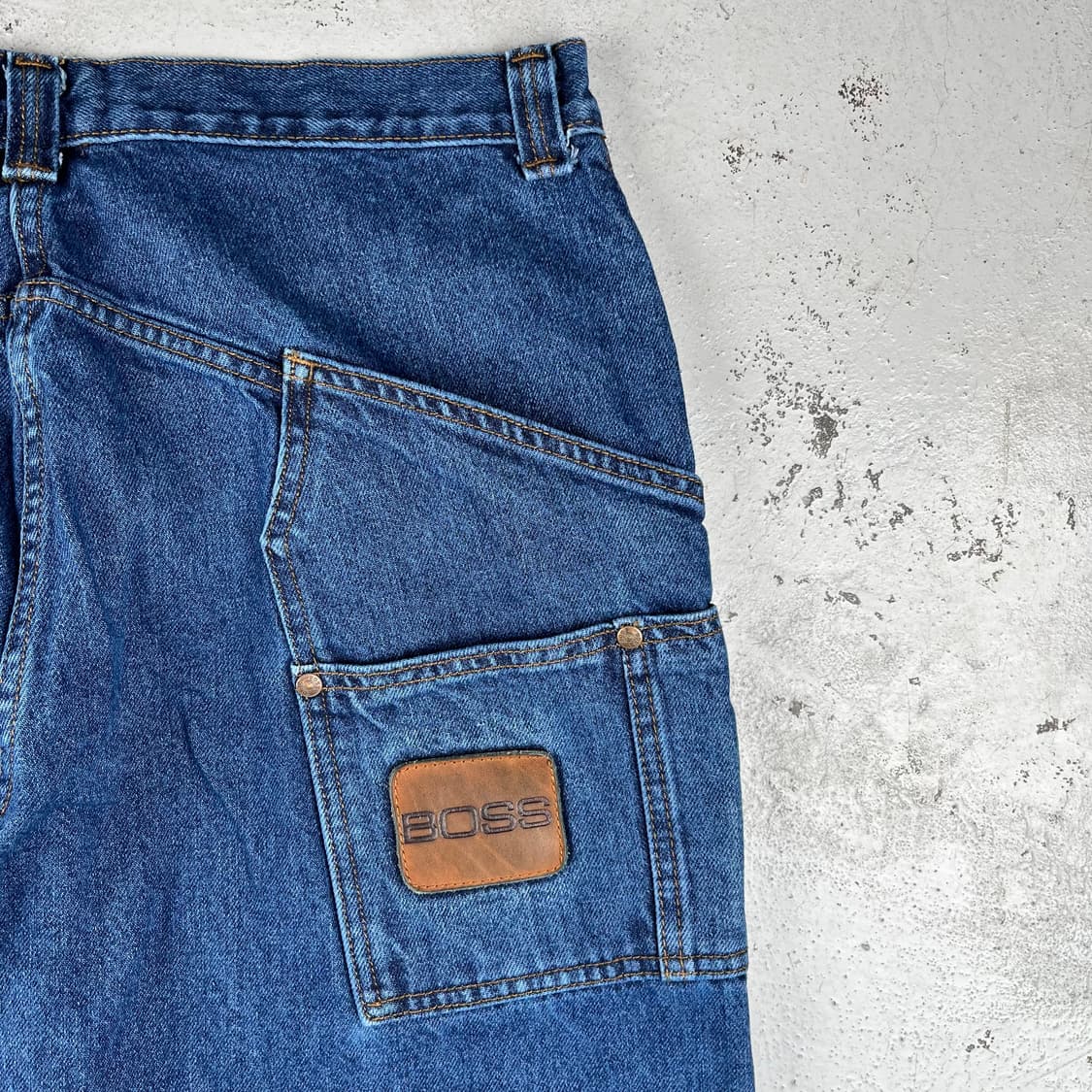 빈티지 Boss Jeans 더블 로고 데님 팬츠 상품이미지6