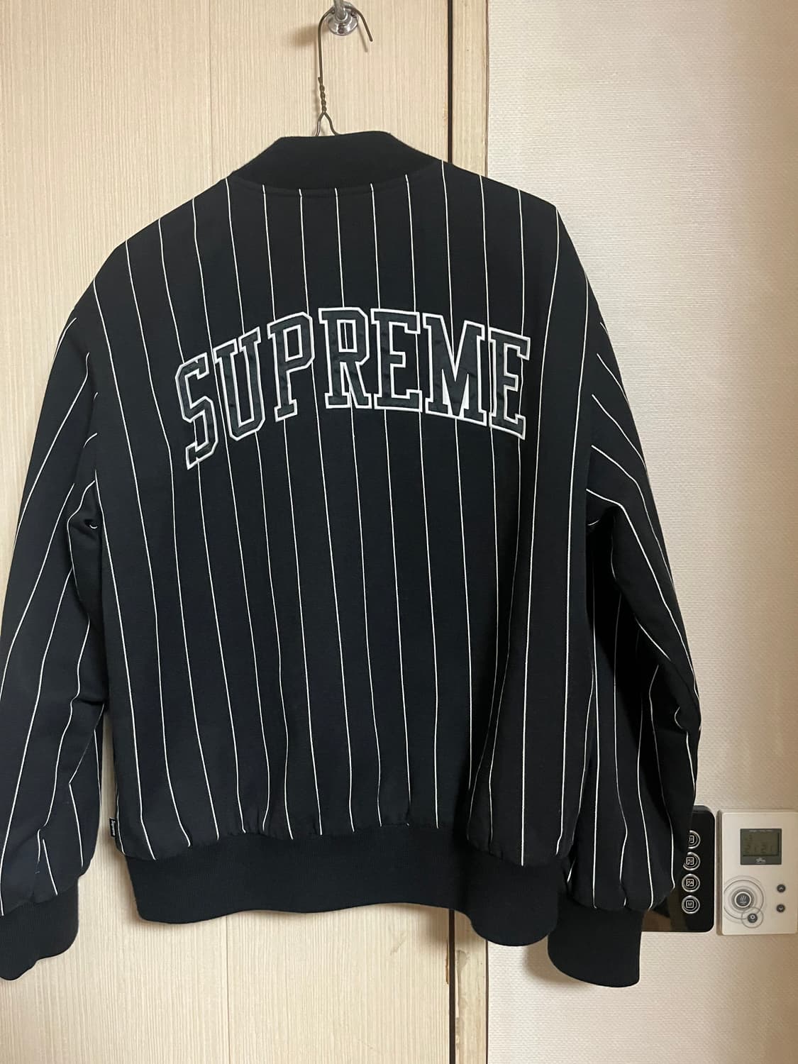 [S] 슈프림 핀스트라이프 바시티자켓  상품이미지2