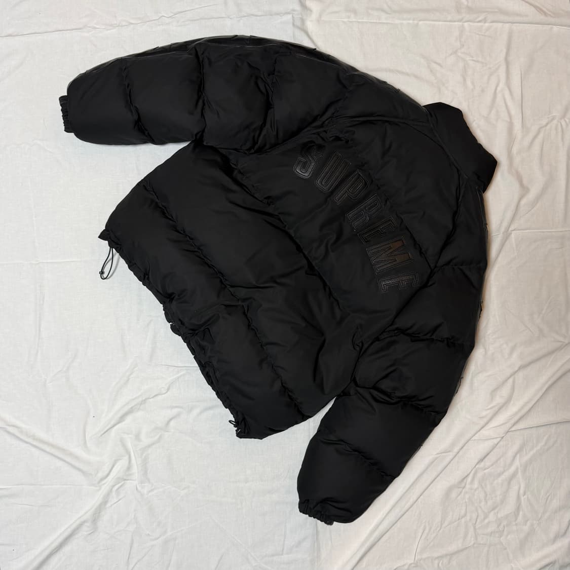 슈프림 스타 슬리브 다운 퍼퍼 자켓 블랙 L 상품이미지1
