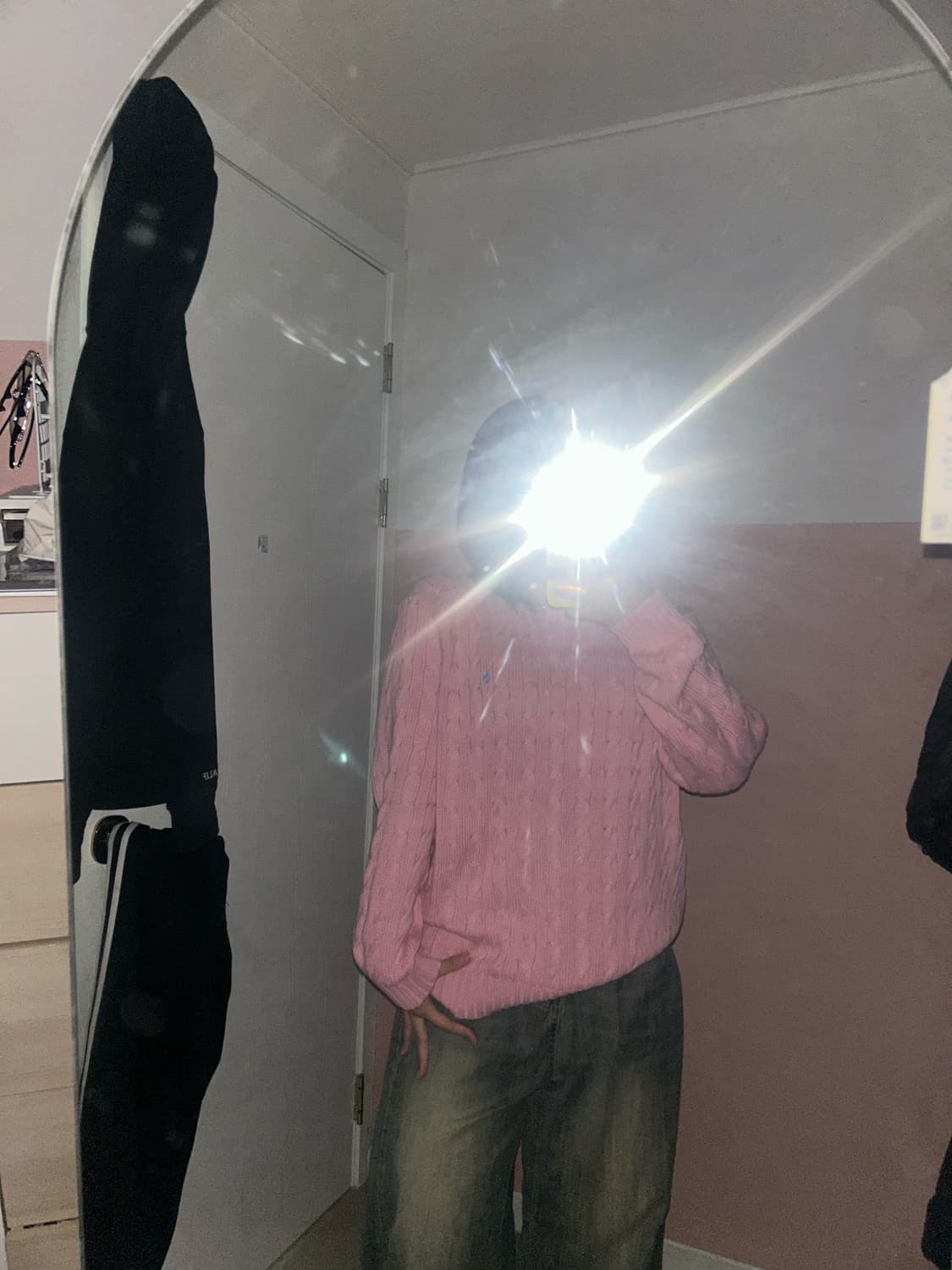 폴로랄프로렌 딸기우유 꽈배기 니트 상품이미지1