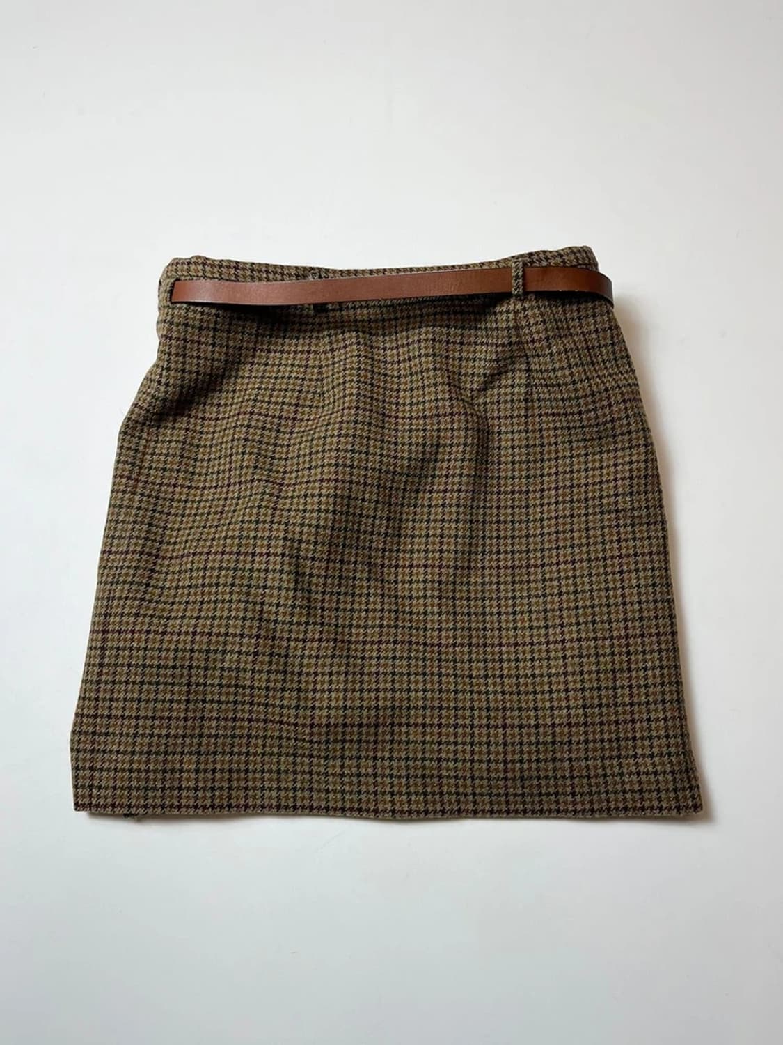 랄프로렌 00's 클래식 체크 울 랩 스커트 PN8764 상품이미지6