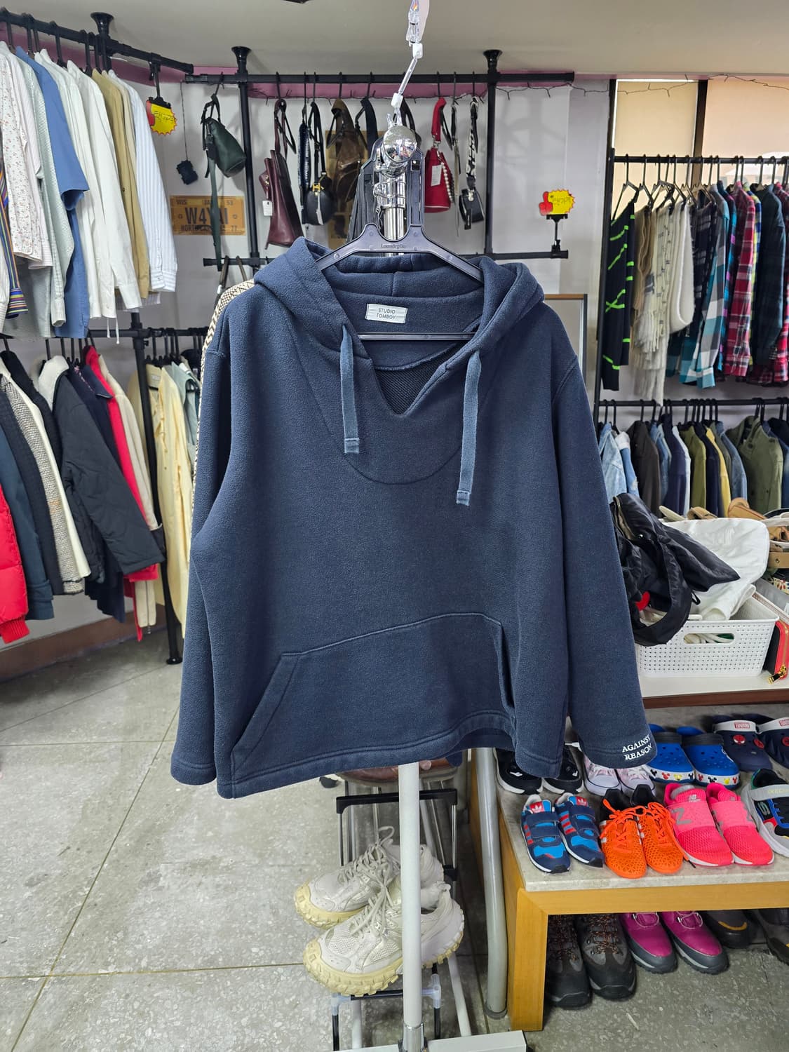 스튜디오톰보이 네이비 후드티 (1268) 상품이미지1