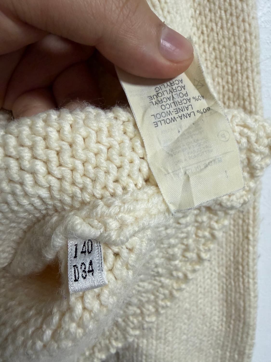 블루걸 안나 몰리나리 퍼 카라 니트 가디건 상품이미지4