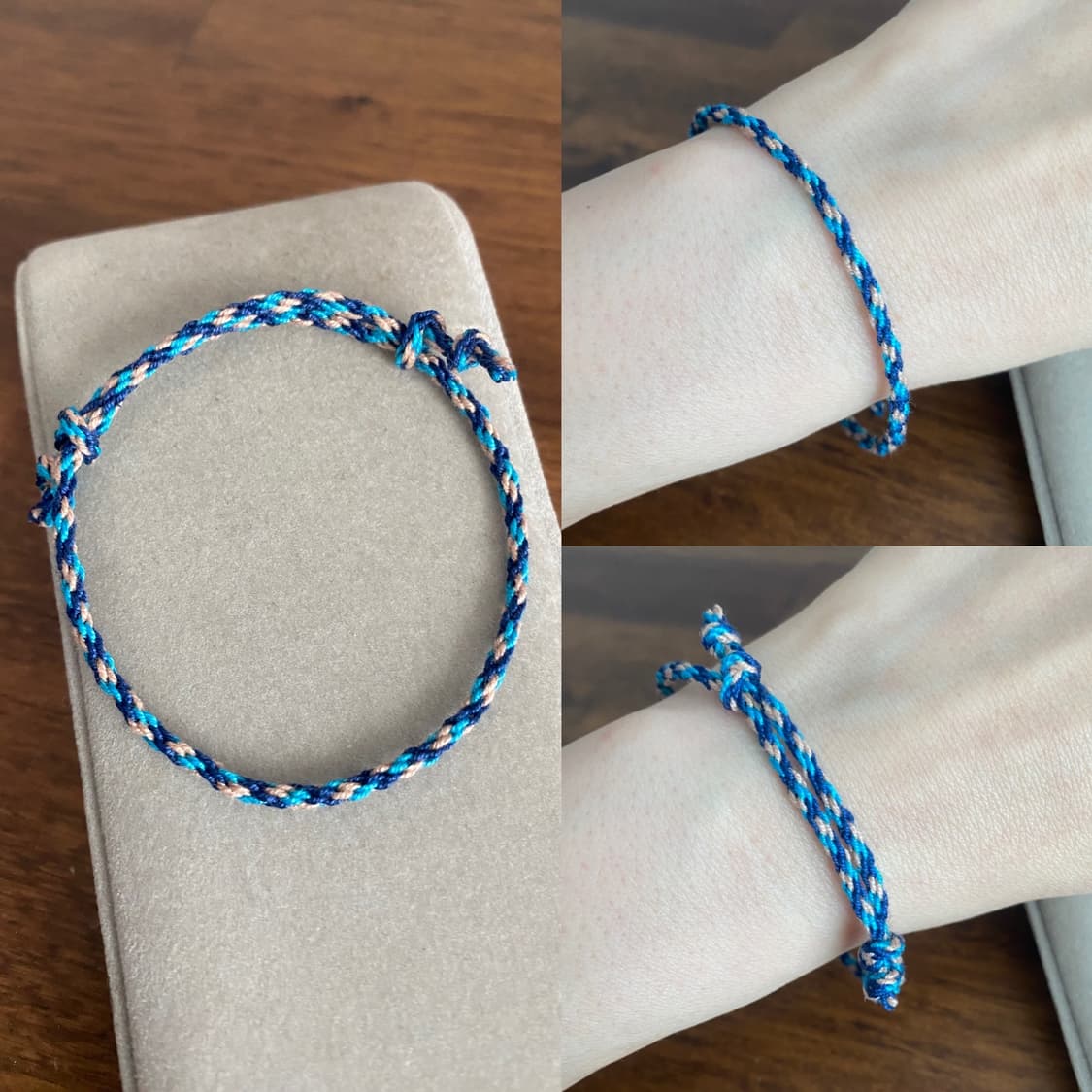 마크라메 유기농코튼 실팔찌 세트(M) 상품이미지7