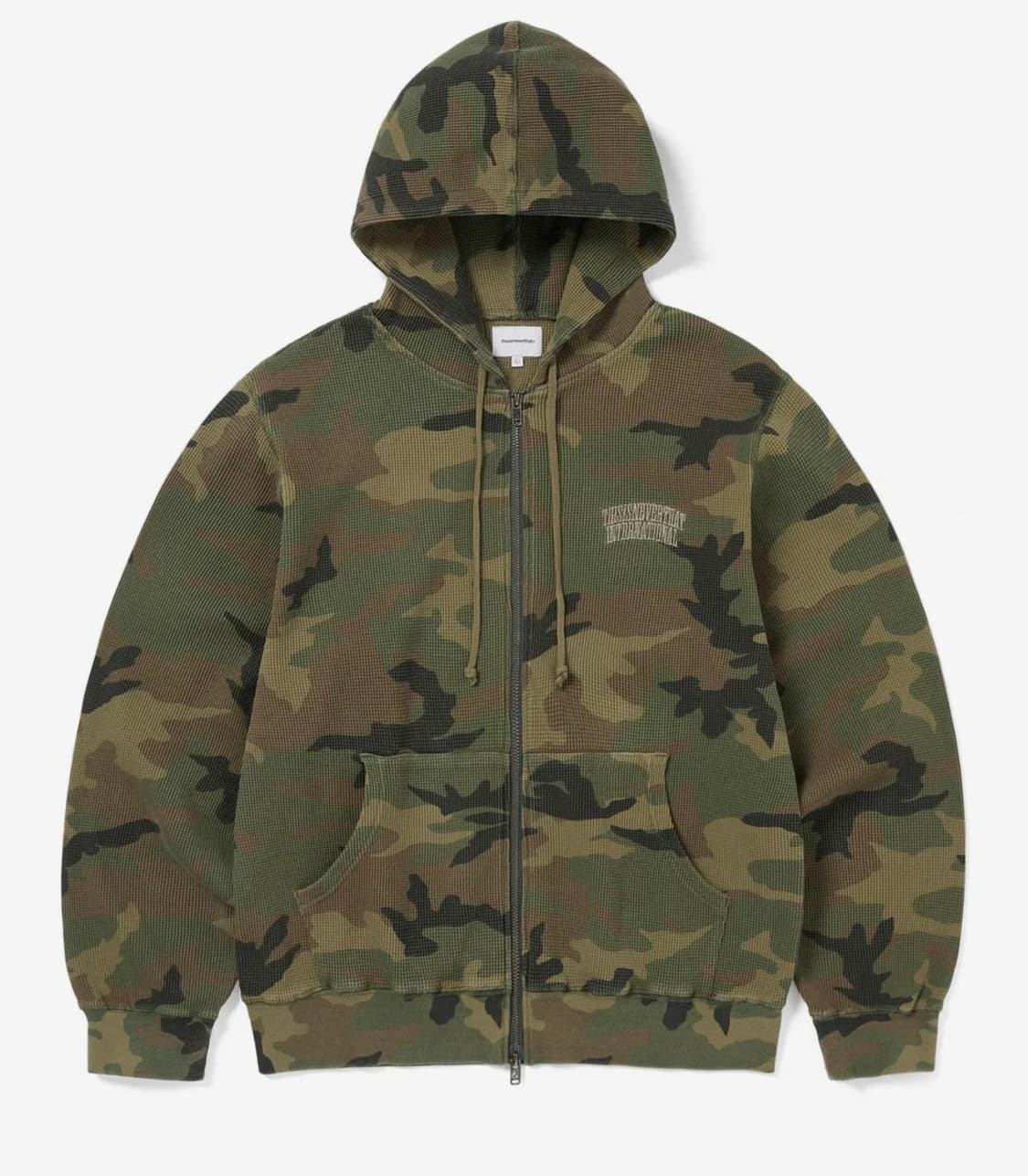 디스이즈네버댓 Camouflage Thermal Zip Up Hoodie 상품이미지1