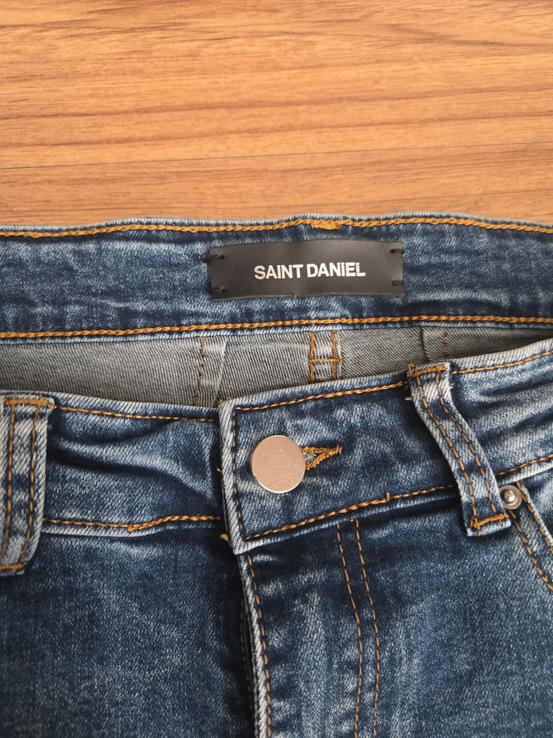 세인트다니엘 데미지 디스트로이드 청바지 상품이미지3