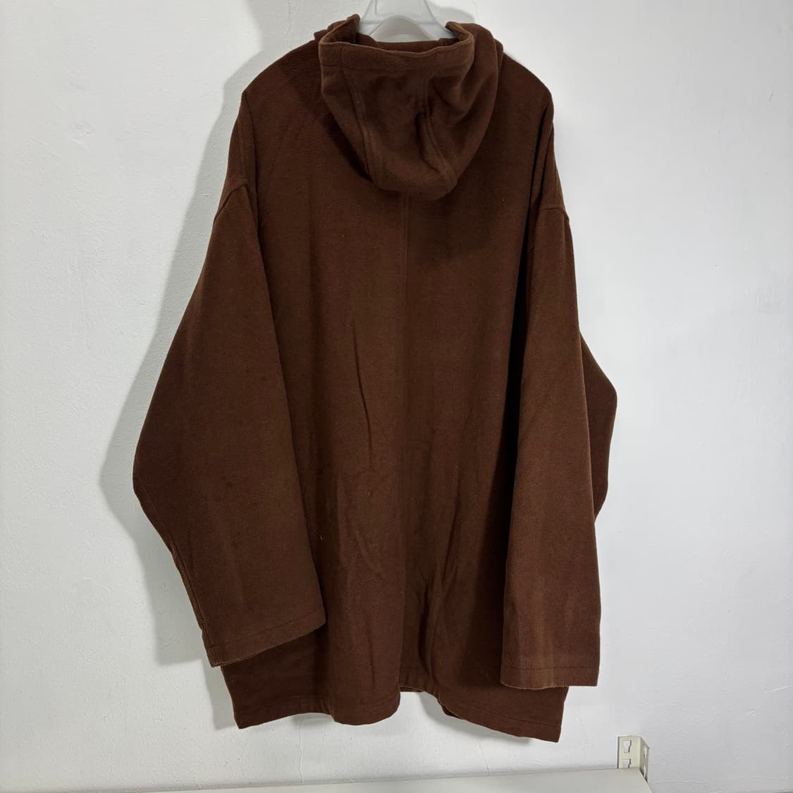 XL 켈빈클라인 브라운 오버핏 후드 울자켓 상품이미지3