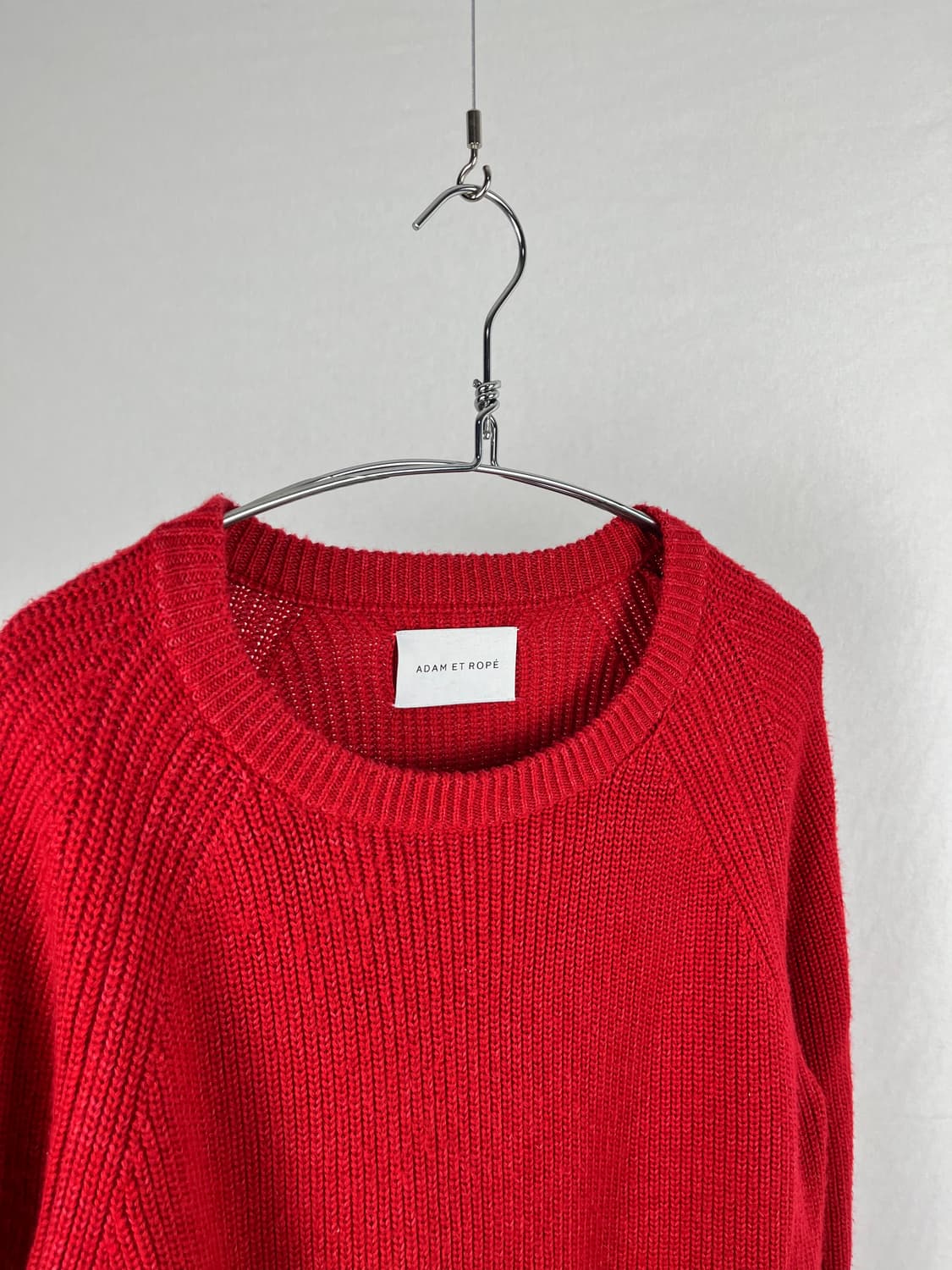 ADAM ET ROPE 레드 컬러 니트  상품이미지3