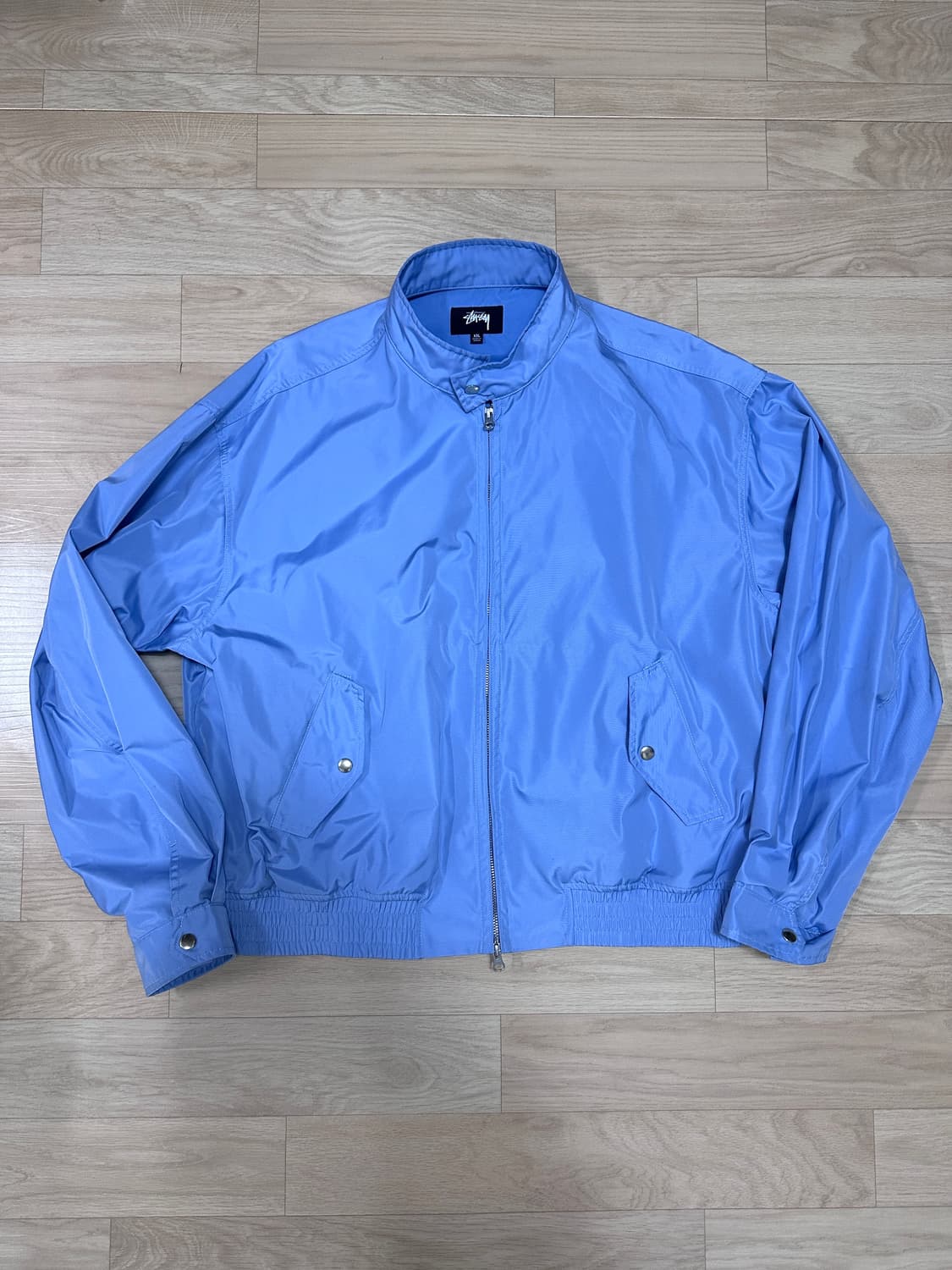 [2XL]스투시 서프 팀 해링턴 자켓 라이트 블루 상품이미지3