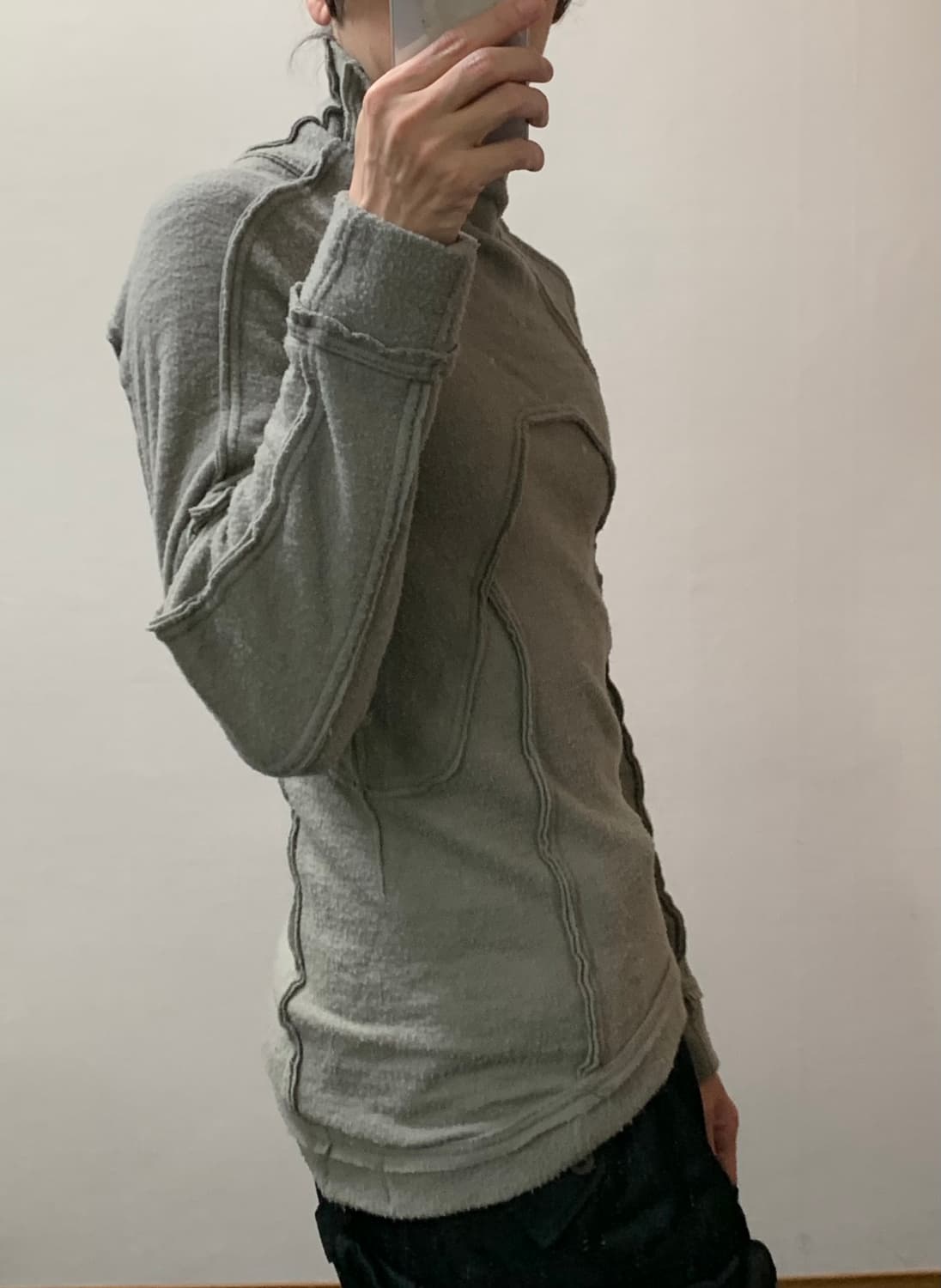 Hamcus 22fw 메리노 울 롱슬리브 바디수트 상품이미지8