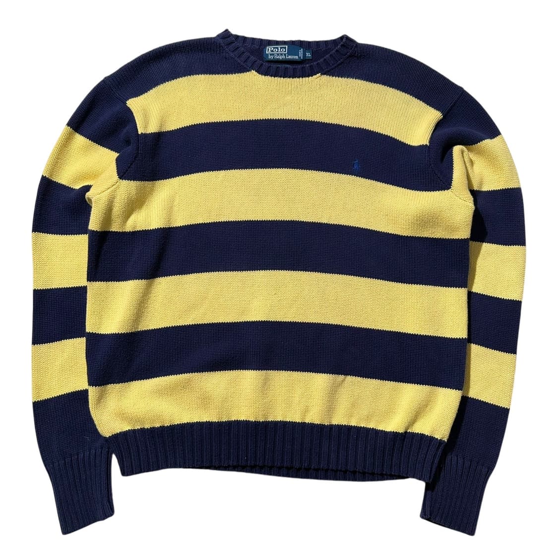 폴로 랄프로렌 스트라이프 라운드 니트 상품이미지1