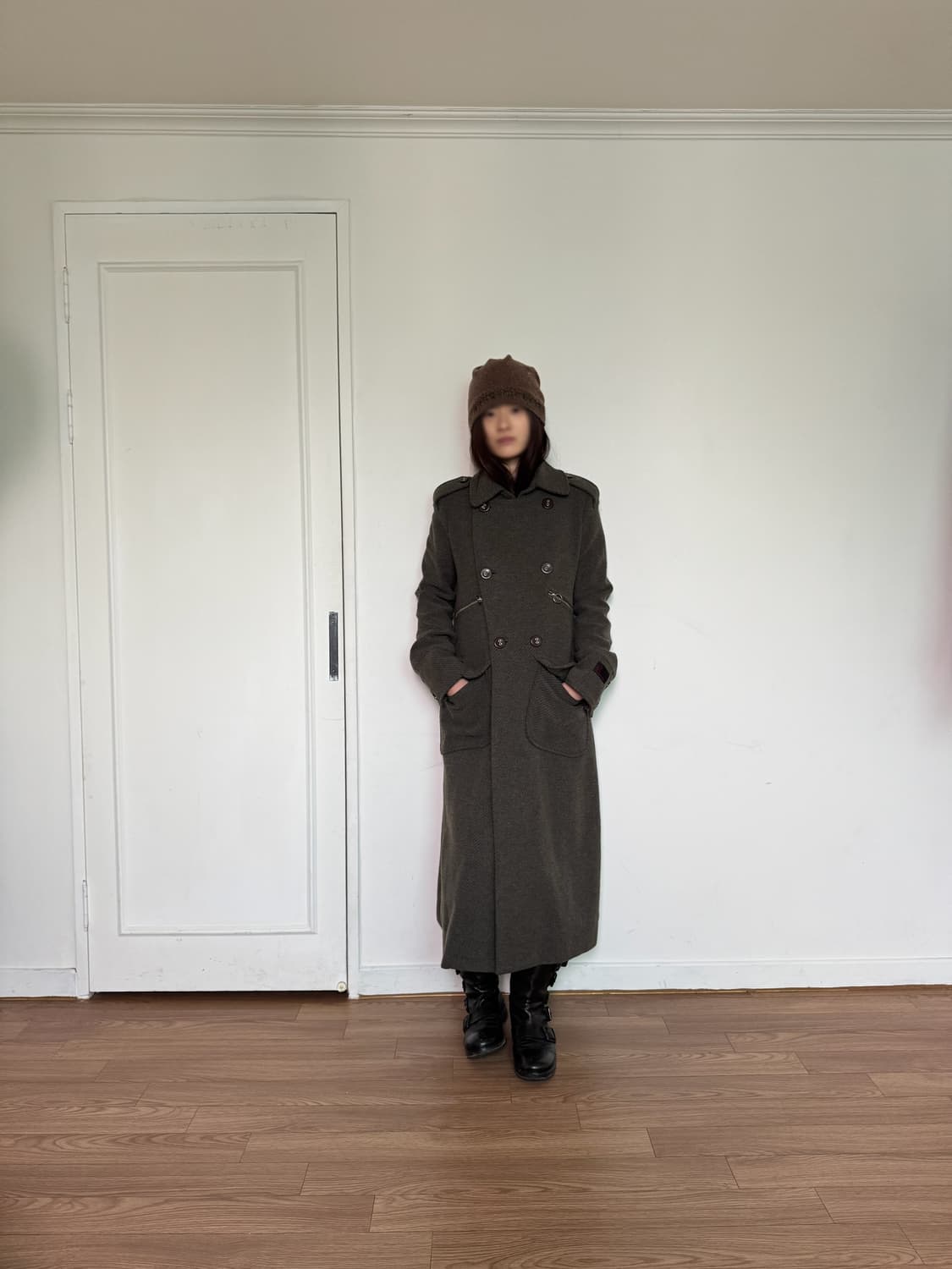 vintage Diesel heavy wool coat 상품이미지10