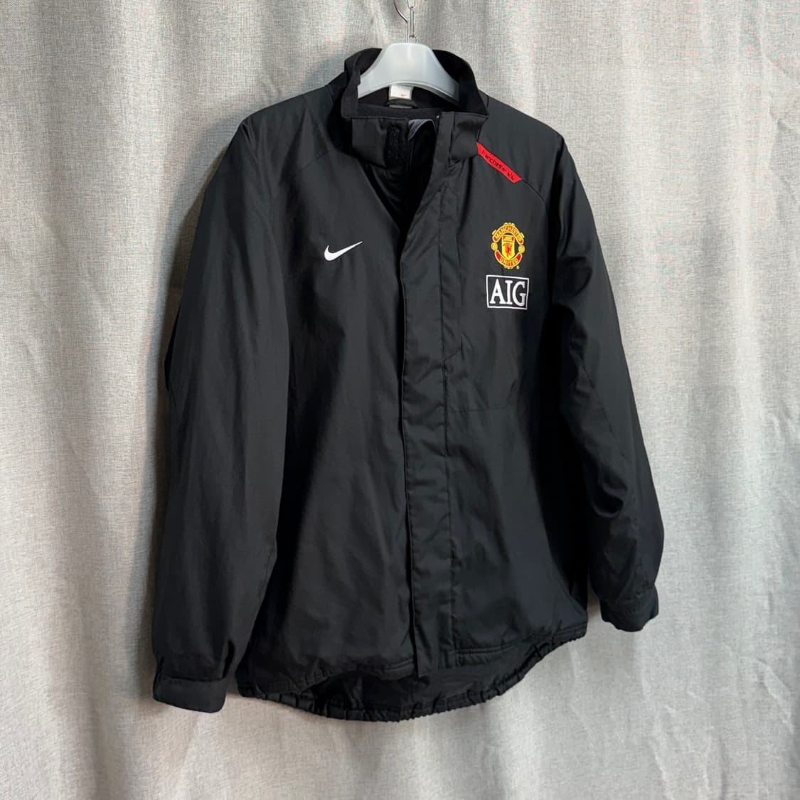 [M/100] 나이키 맨유 AIG 미드필더 기모 바람막이 자켓 상품이미지2