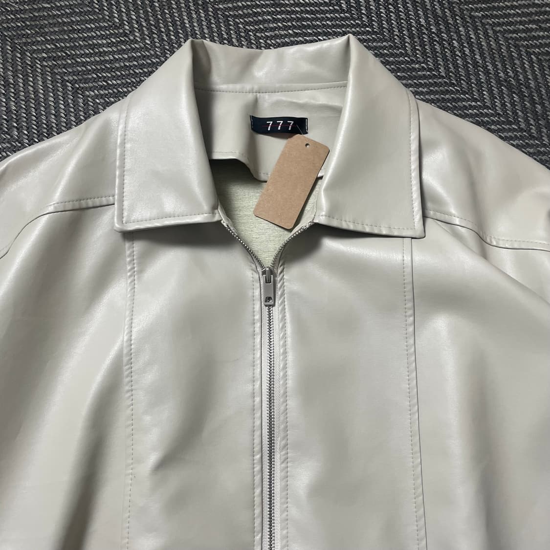 빈티지 투웨이 레더 블루종 자켓o 5019 상품이미지3