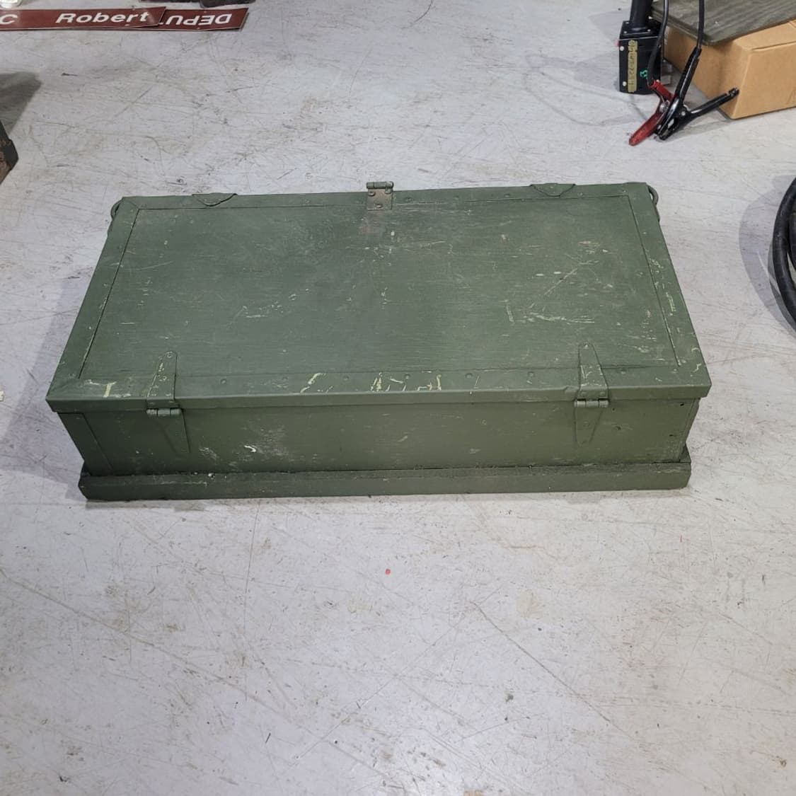 미 빈티지 우드 군용 박스
 상품이미지3