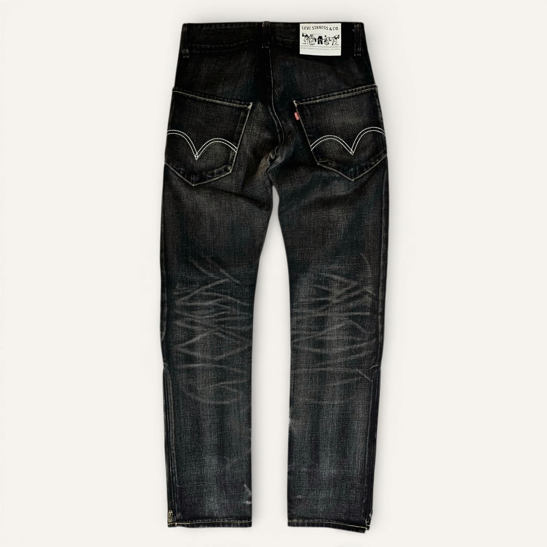 [30][리바이스]일본판 N3BP 슬림 스트레이트 사이드 지퍼 데님 상품이미지1