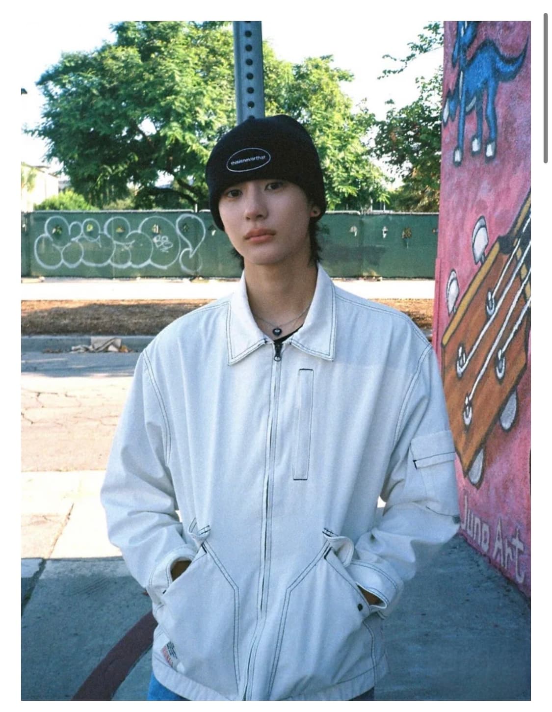 디스이즈네버댓 아이보리 자켓 (라이즈 앤톤 착용) 상품이미지3