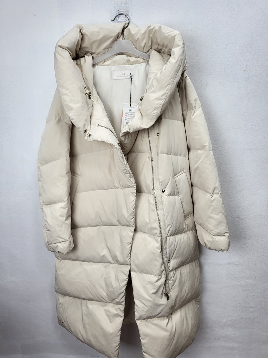 SI 롱다운패딩 크림아이보리 95 M 새제품 상품이미지8