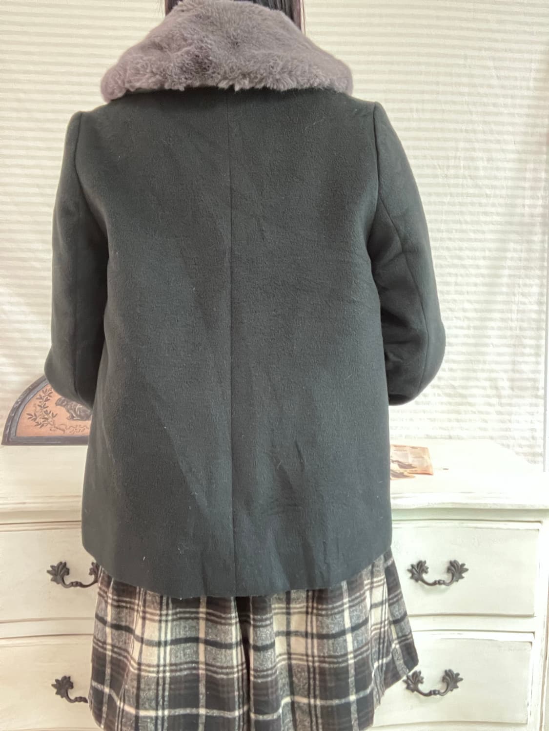 jpn vintage 블랙 버클 숏 코트 y2k 스트릿 갸루 펑키 일본빈 상품이미지3