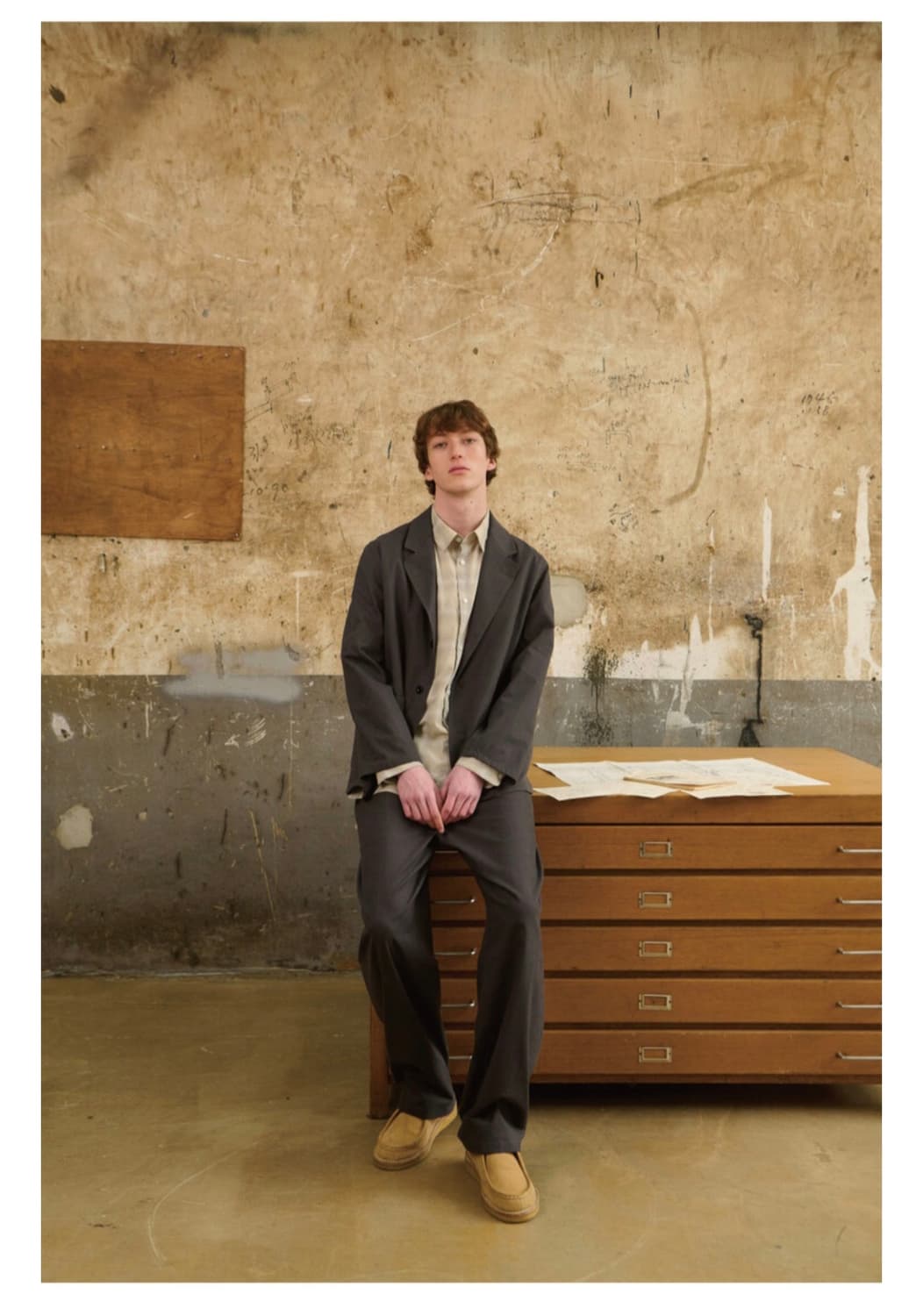 디그레 DGRE 24SS 셋업 정장 차콜그레이 상품이미지1