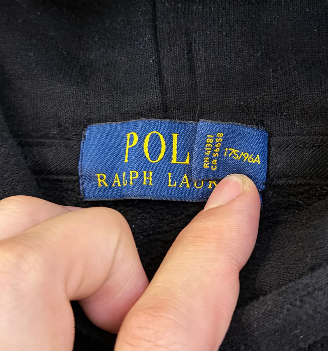 폴로 랄프로렌 빅포니 치프키프 후드티 블랙 레드 상품이미지4